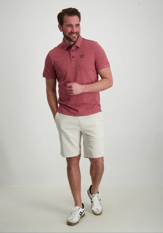 PME Legend Short sleeve polo Jacquard jersey PPSS2503883