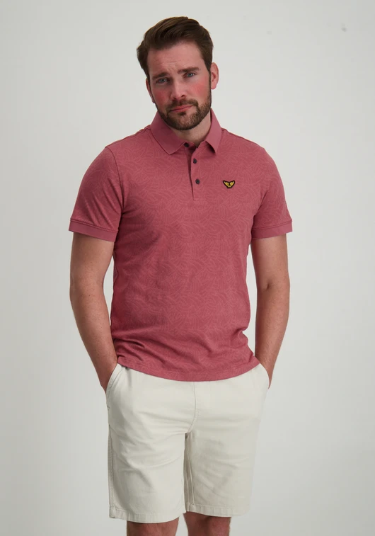 PME Legend Short sleeve polo Jacquard jersey PPSS2503883