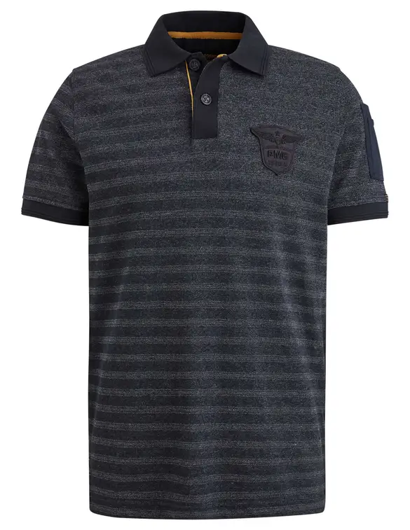 PME Legend Short sleeve polo jacquard pique PPSS2403856