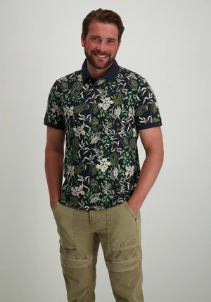 PME Legend Short sleeve polo printed fine piq PPSS2504879