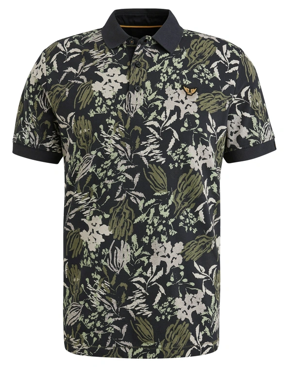 PME Legend Short sleeve polo printed fine piq PPSS2504879