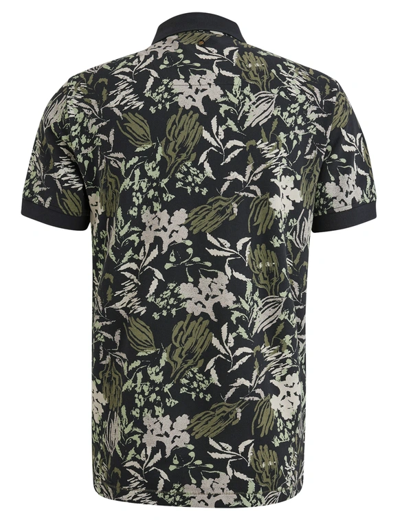 PME Legend Short sleeve polo printed fine piq PPSS2504879