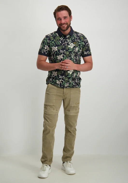 PME Legend Short sleeve polo printed fine piq PPSS2504879