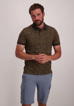 PME Legend Short sleeve polo slub jersey aop PPSS2506893
