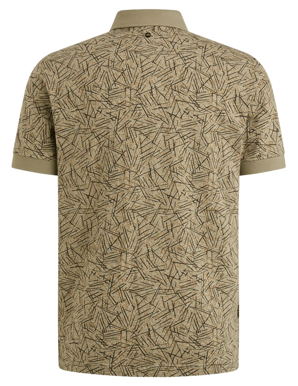 PME Legend Short sleeve polo slub jersey aop PPSS2506893