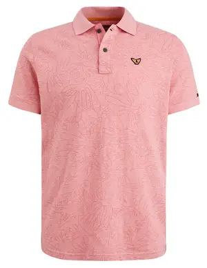 PME Legend Short sleeve polo Slub jersey prin PPSS2405871