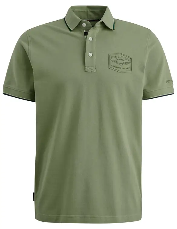 PME Legend Short sleeve polo Stretch pique pa PPSS2404867