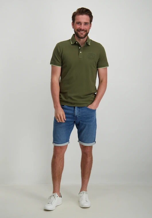 PME Legend Short sleeve polo Stretch pique pa PPSS2404867