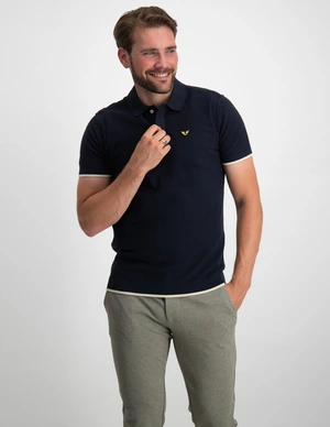 PME Legend Short sleeve polo structure knit p PPSS2306865