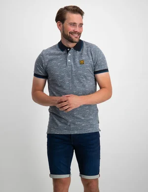 PME Legend Short sleeve polo Two tone pique p PPSS2304851