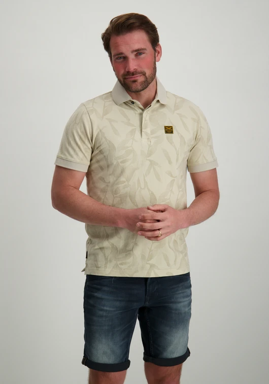 PME Legend Short sleeve polo two tone pique p PPSS2504851