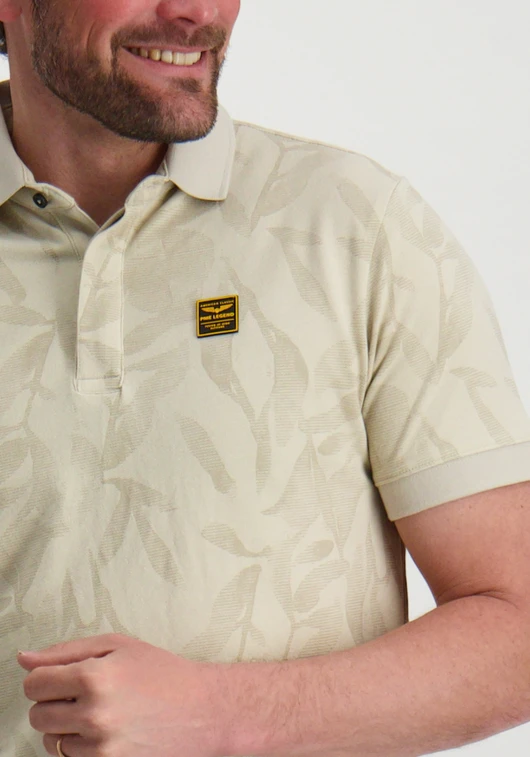 PME Legend Short sleeve polo two tone pique p PPSS2504851