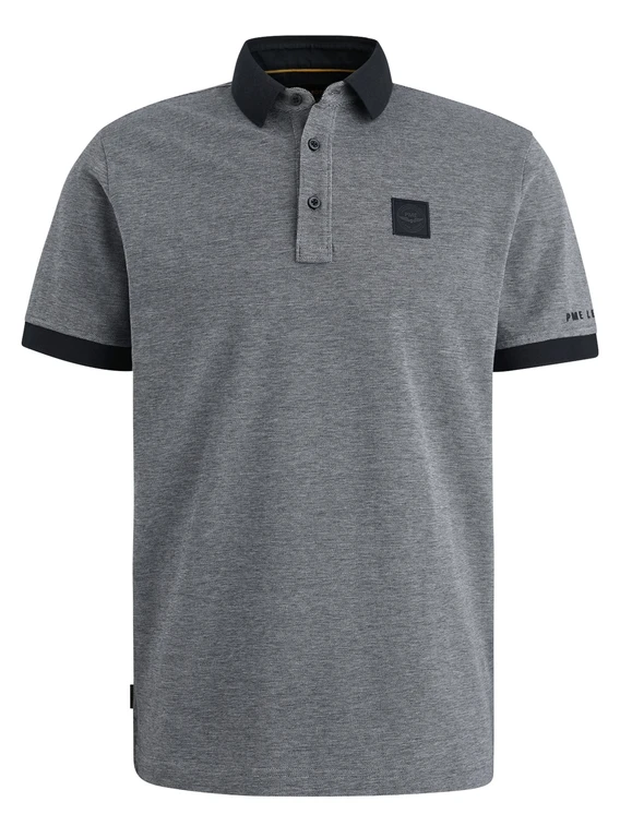 PME Legend Short sleeve polo two tone pique PPSS2503858