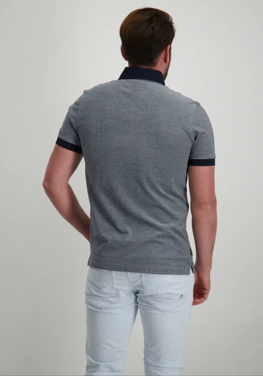 PME Legend Short sleeve polo two tone pique PPSS2503858
