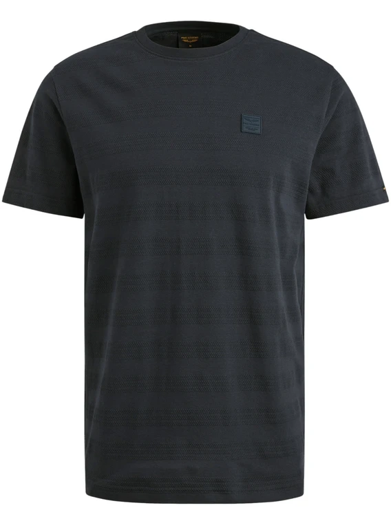 PME Legend Short sleeve r-neck jacquard strip PTSS2505573