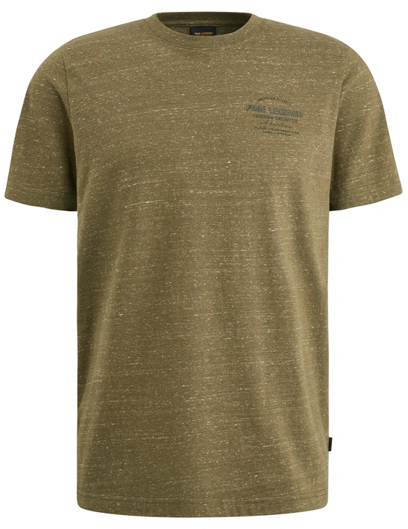 PME Legend Short sleeve r-neck melange jersey PTSS2411532