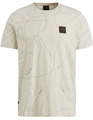 PME Legend Short sleeve r-neck slub jersey pa PTSS2502561