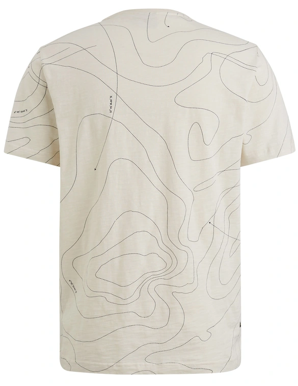 PME Legend Short sleeve r-neck slub jersey pa PTSS2502561