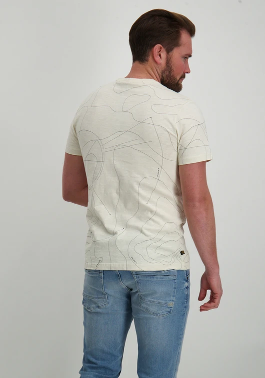 PME Legend Short sleeve r-neck slub jersey pa PTSS2502561