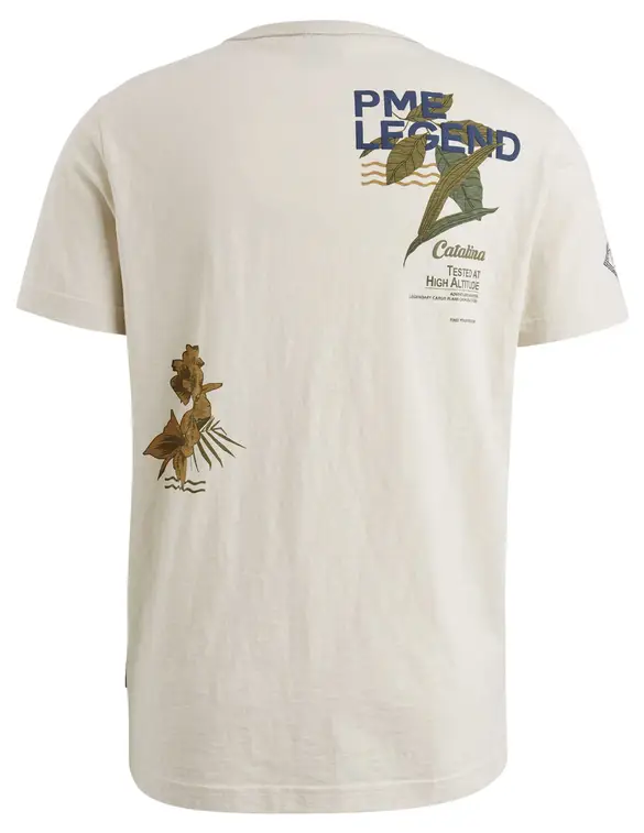 PME Legend Short sleeve r-neck slub jersey PTSS2405564