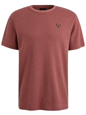PME Legend Short sleeve r-neck textured strip PTSS2503566