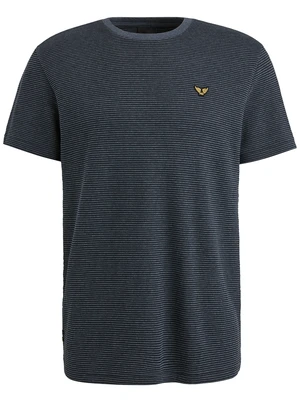 PME Legend Short sleeve r-neck textured strip PTSS2503566