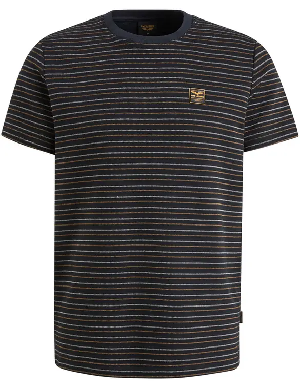 PME Legend Short sleeve r-neck textured yd st PTSS2406595