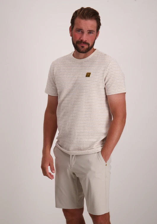 PME Legend Short sleeve r-neck textured yd st PTSS2506555