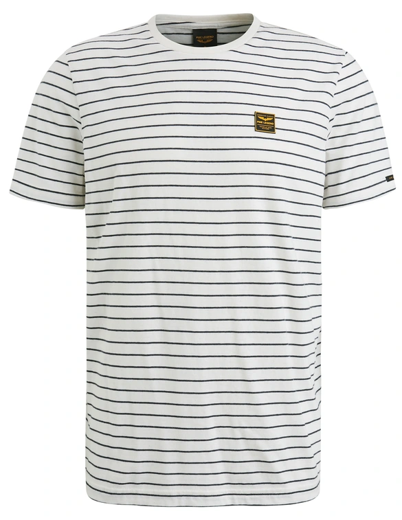 PME Legend Short sleeve r-neck yd melange str PTSS2502556