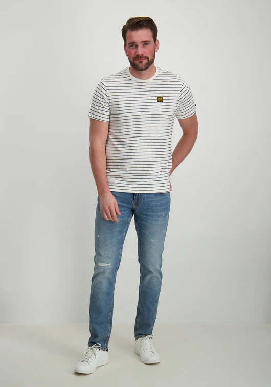 PME Legend Short sleeve r-neck yd melange str PTSS2502556