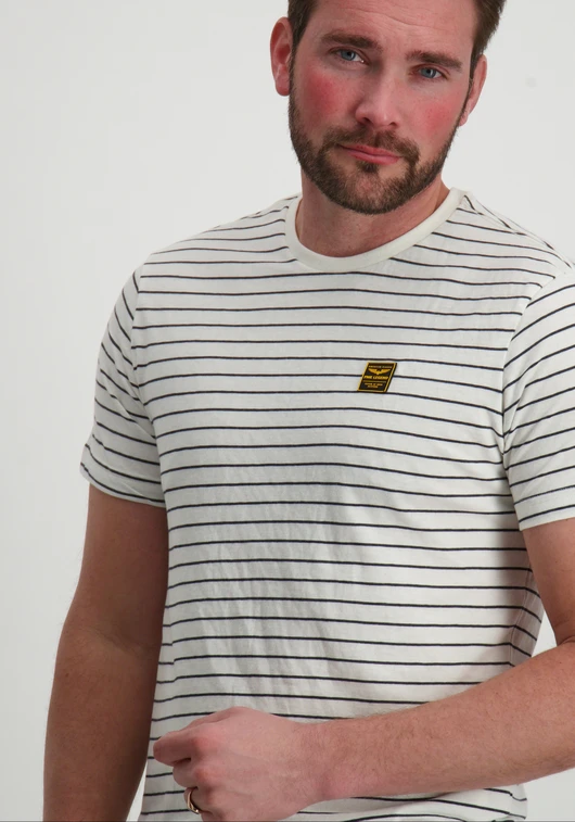 PME Legend Short sleeve r-neck yd melange str PTSS2502556