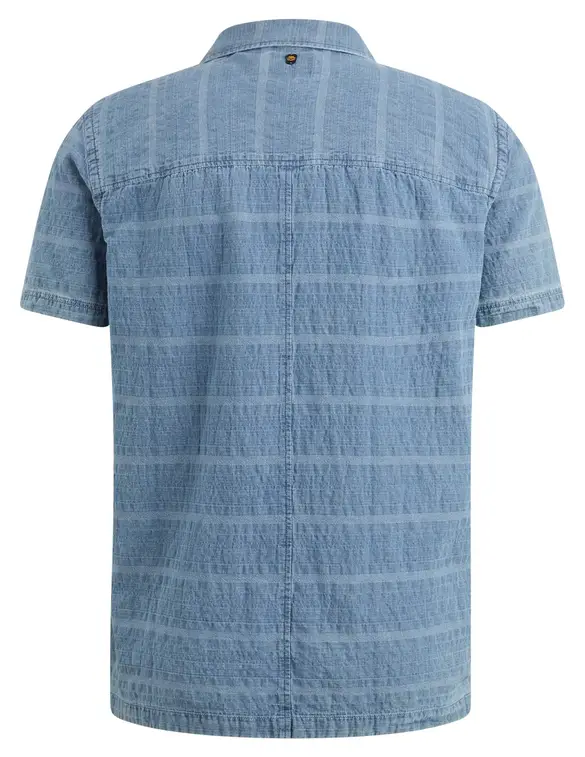 PME Legend Short Sleeve Shirt Chambray Dobby PSIS2404218