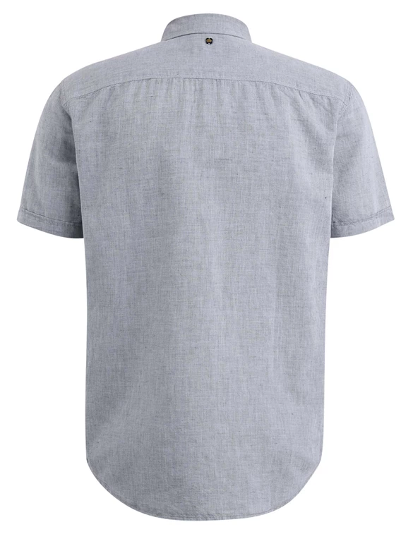 PME Legend Short Sleeve Shirt Ctn Linen 2tone PSIS2404211