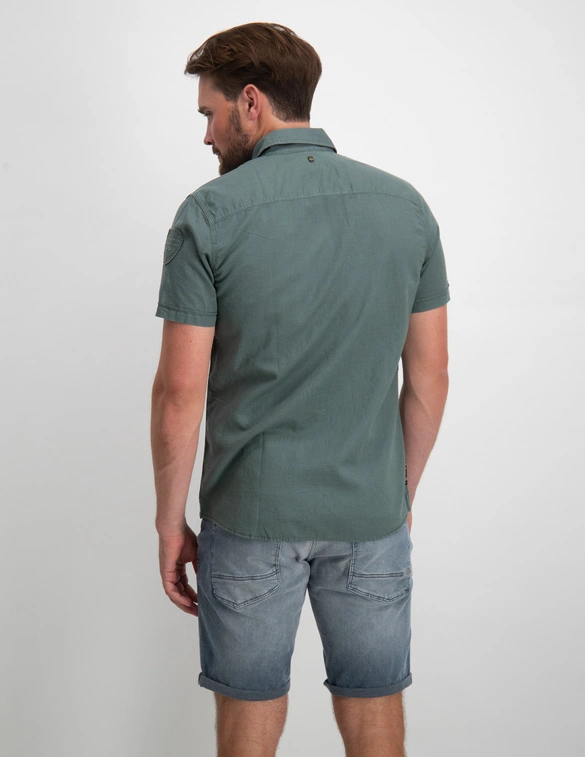 PME Legend Short Sleeve Shirt Ctn Linen Cargo PSIS2305227