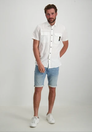 PME Legend Short Sleeve Shirt Ctn/linen PSIS2405226