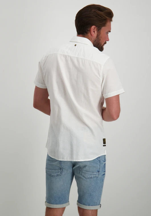 PME Legend Short Sleeve Shirt Ctn/linen PSIS2405226