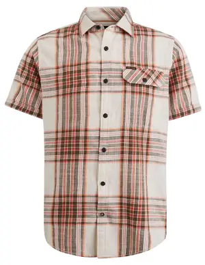 PME Legend Short Sleeve Shirt Ctn Slub Check PSIS2404205