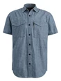 PME Legend Short Sleeve Shirt Indigo Chambray PSIS2503237