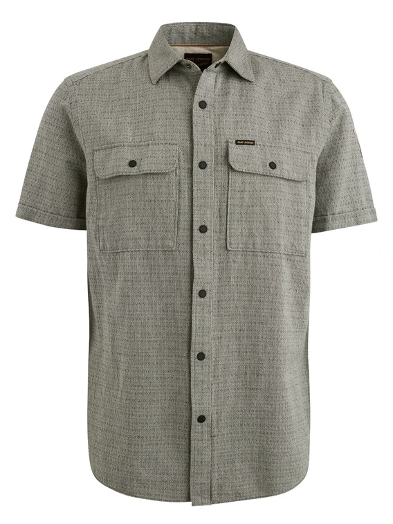 PME Legend Short Sleeve Shirt Linen dobby PSIS2504220