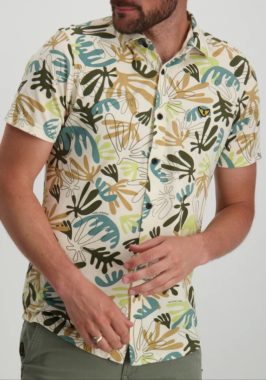 PME Legend Short Sleeve Shirt Print On Jersey PSIS2405224