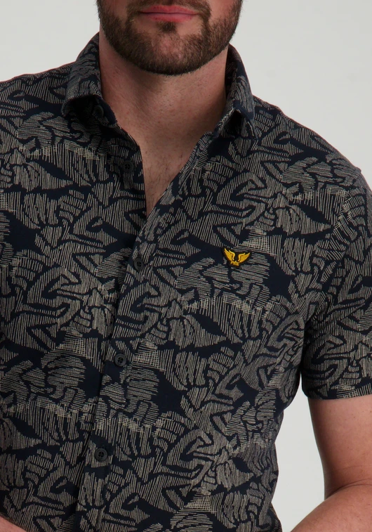 PME Legend Short Sleeve Shirt Print on Jersey PSIS2503238