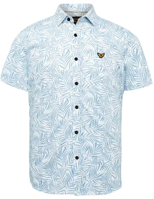 PME Legend Short Sleeve Shirt Print on Pique PSIS2303238