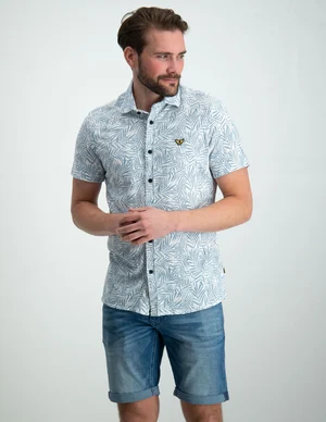 PME Legend Short Sleeve Shirt Print on Pique PSIS2303238