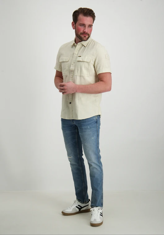 PME Legend Short Sleeve Shirt Slub Cotton PSIS2503242