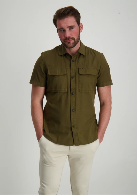 PME Legend Short Sleeve Shirt Slub Cotton PSIS2503242