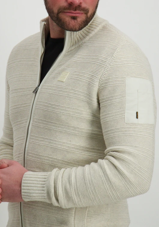 PME Legend Zip jacket cotton structure knit PKC2411363