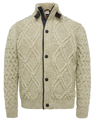 PME Legend Zip jacket heavy knit mixed yarn PKC2210321