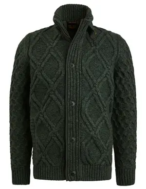 PME Legend Zip jacket heavy knit mixed yarn PKC2309359