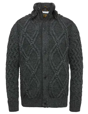PME Legend Zip jacket heavy knit mixed yarn PKC2310320