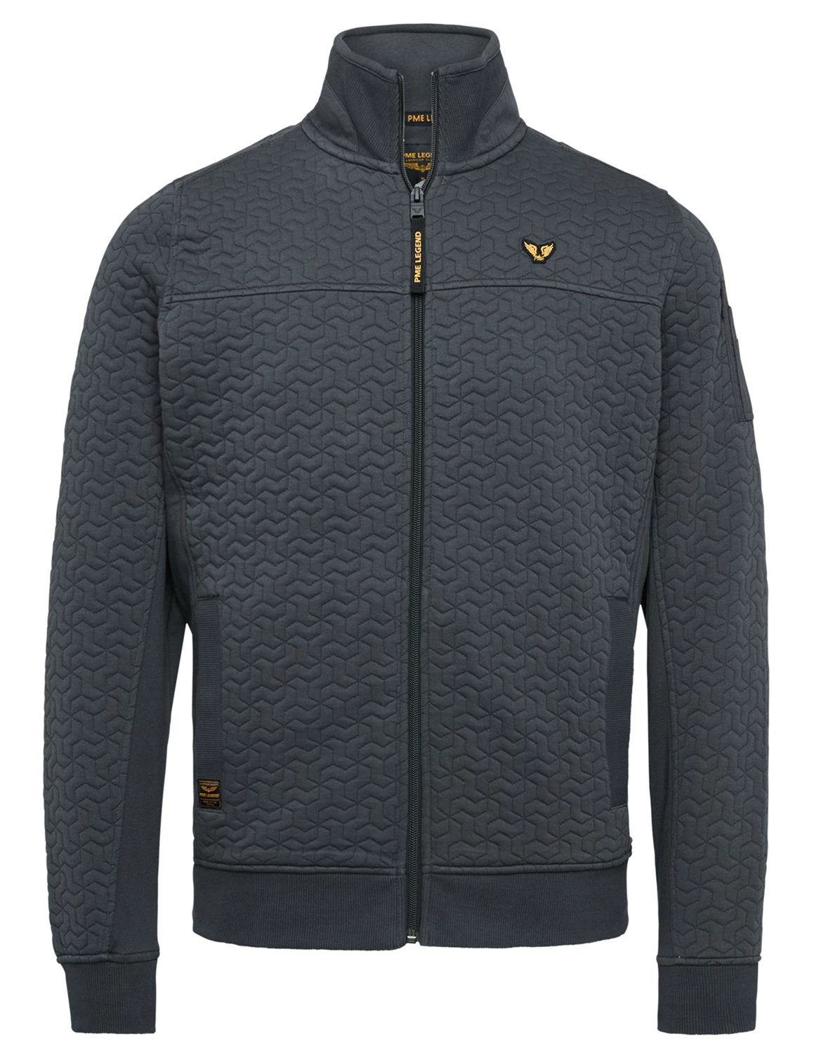 PME Legend Zip jacket PSW2302416 donkergrijs kopen bij The